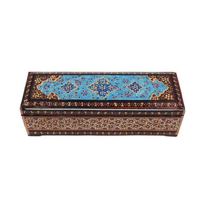 Handcrafted Hatem Inlaid Wooden Decorative Box - WAAH370