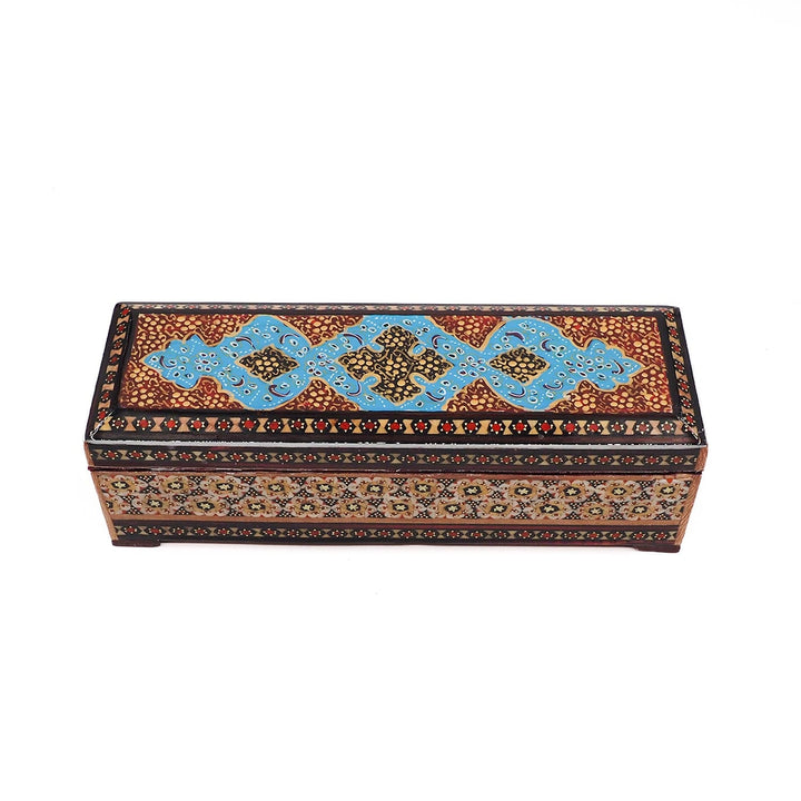 Handcrafted Hatem Inlaid Wooden Decorative Box - WAAH371