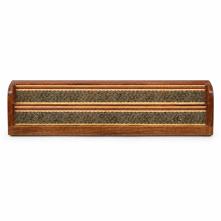 Handcrafted Wooden Okey Set with Hatemkâri Inlay - WAAH385