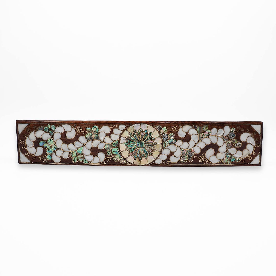 Handmade Mother-of-Pearl Mosaic and Abalone Inlaid Wooden Okey Set - WAAH481