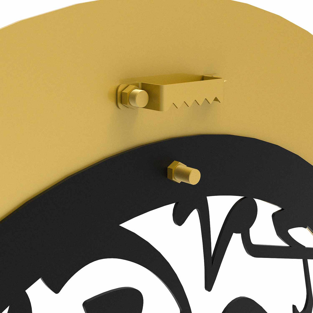 Mihrab-Shaped Islamic Metal Wall Art (SubhanAllah, Alhamdulillah, La ilaha illallah, Allahu Akbar) – WAM239