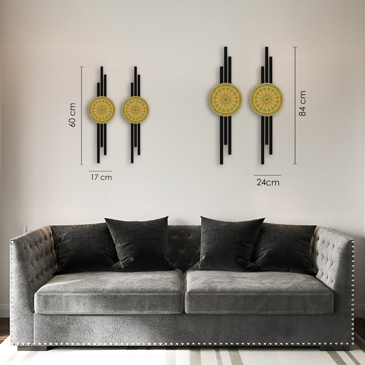 Mizan Metal Islamic Wall Art Set of 2 – WAM243