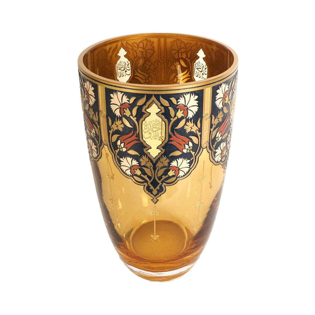 Mürüvvet Amber Glass Vase - WAMC011