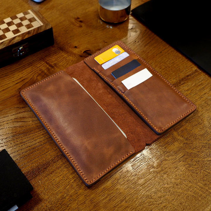 Leather Wallet Case - WAMD002