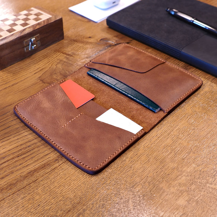 Leather Passport Wallet - WAMD004