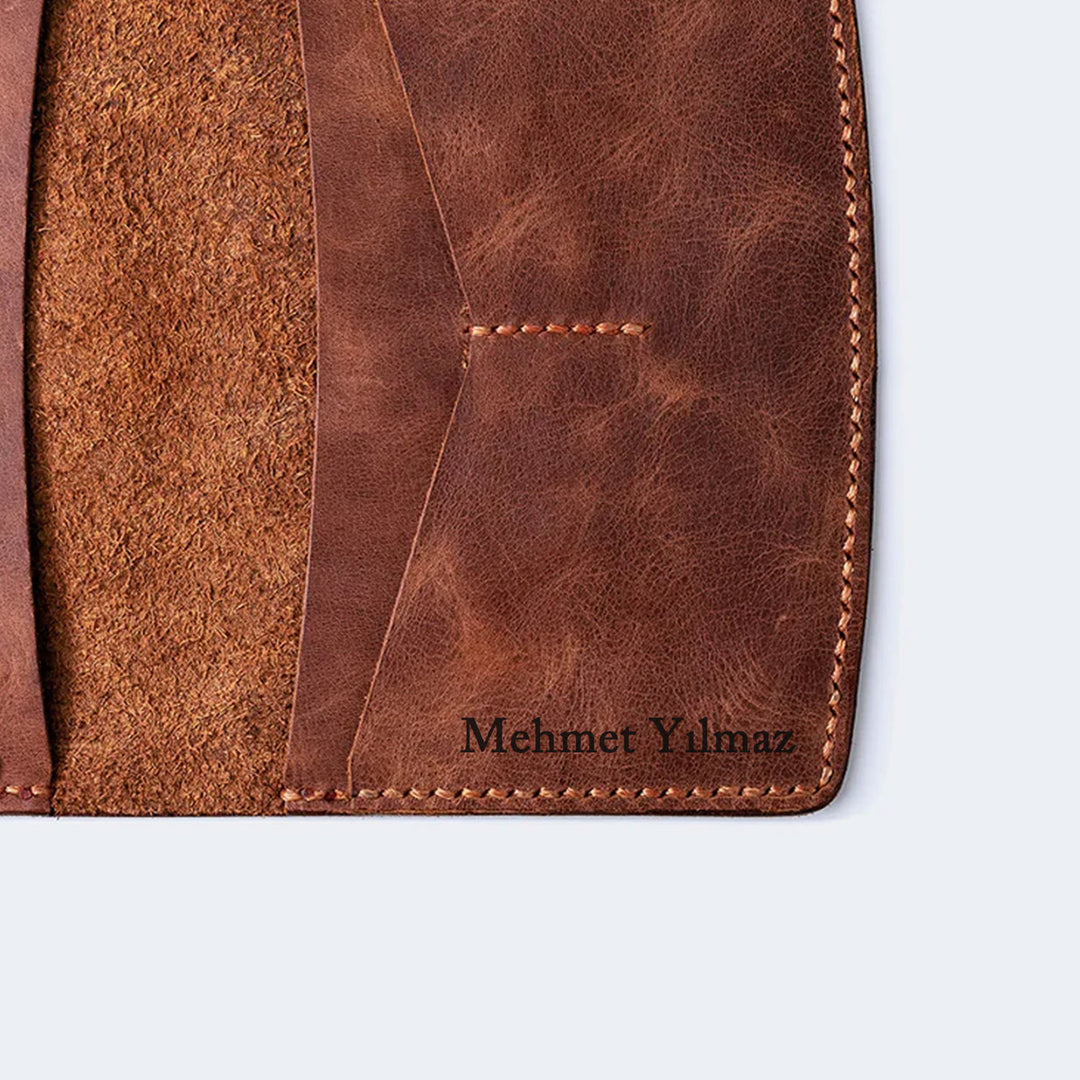 Leather Passport Wallet - WAD004