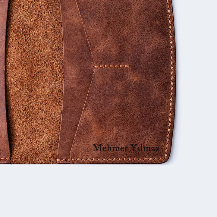 Leather Passport Wallet - WAD004