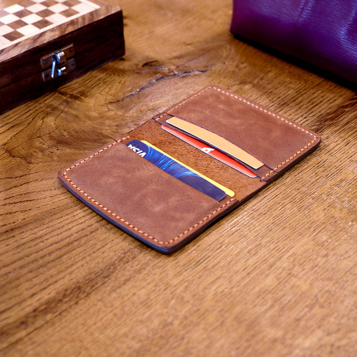Leather Card Holder Wallet - WAMD012