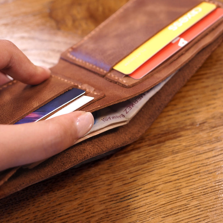 Classic Bifold Leather Wallet - WAMD013