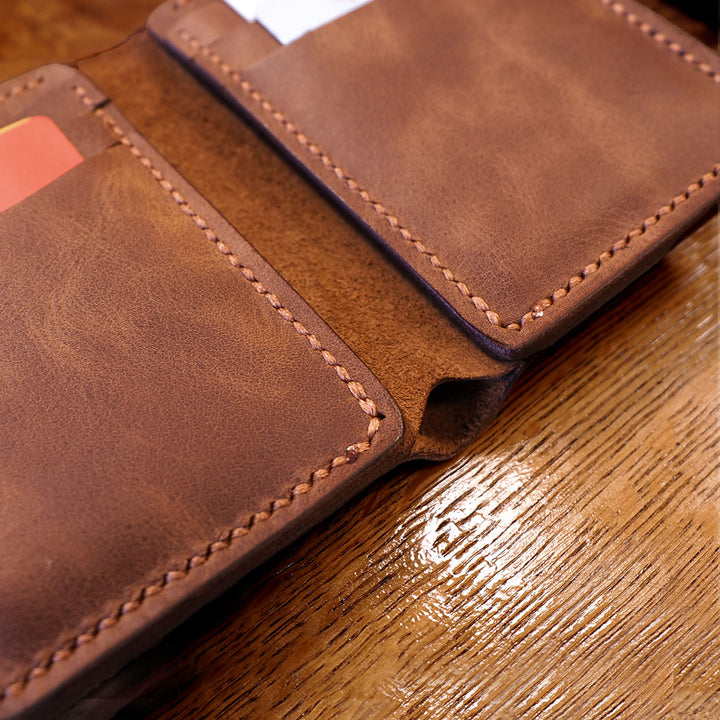 XL Vertical Wallet with Cash Pocket - WAMD014