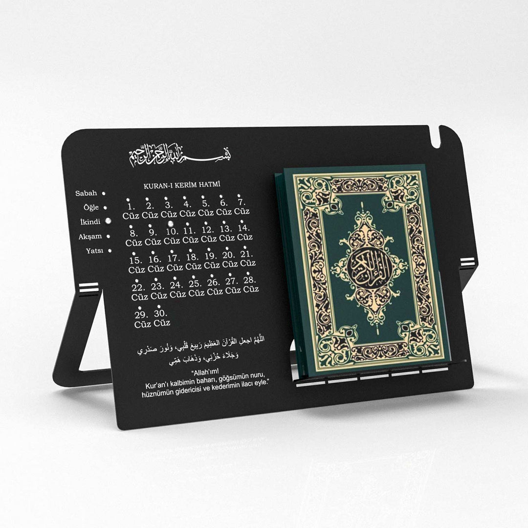 Quran Stand with Juz Progress Tracker (Turkish) - WAMH203
