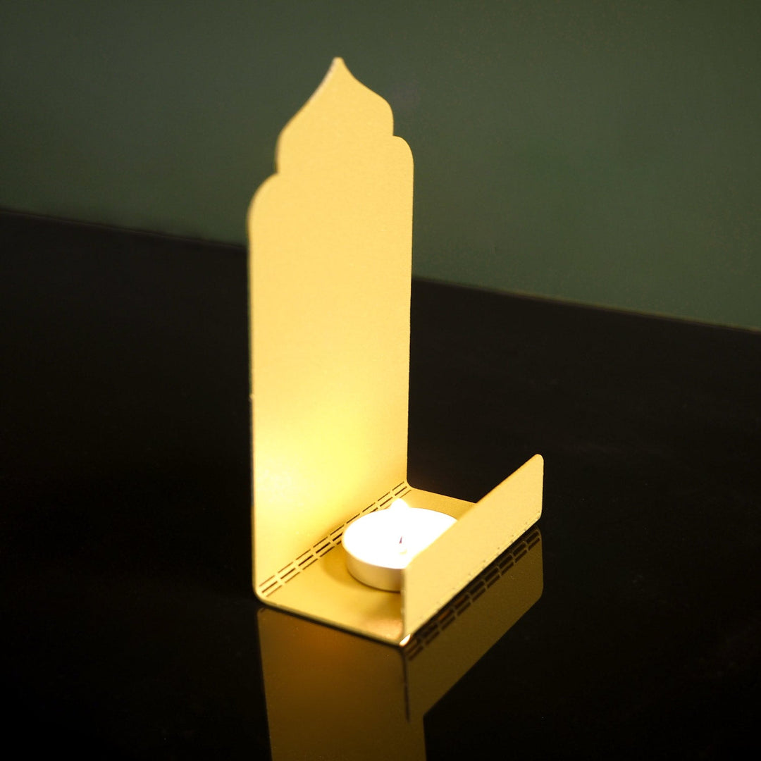 Mübarek Ramazan Written Metal Candleholder and Quran Holder - WAMH221