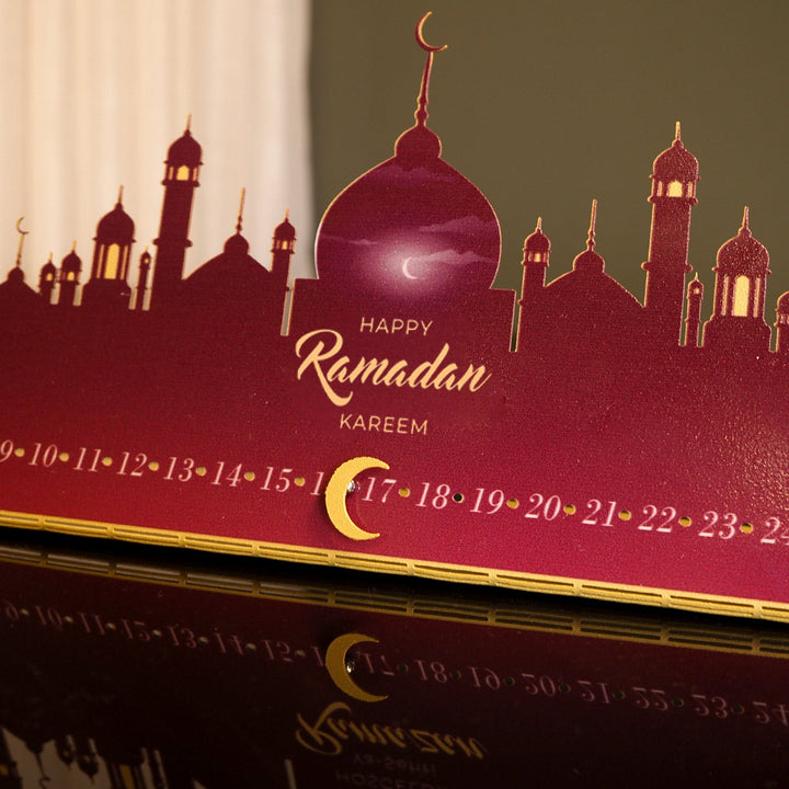 Happy Ramadan Kareem Written Metal Ramadan Calendar - WAMH224