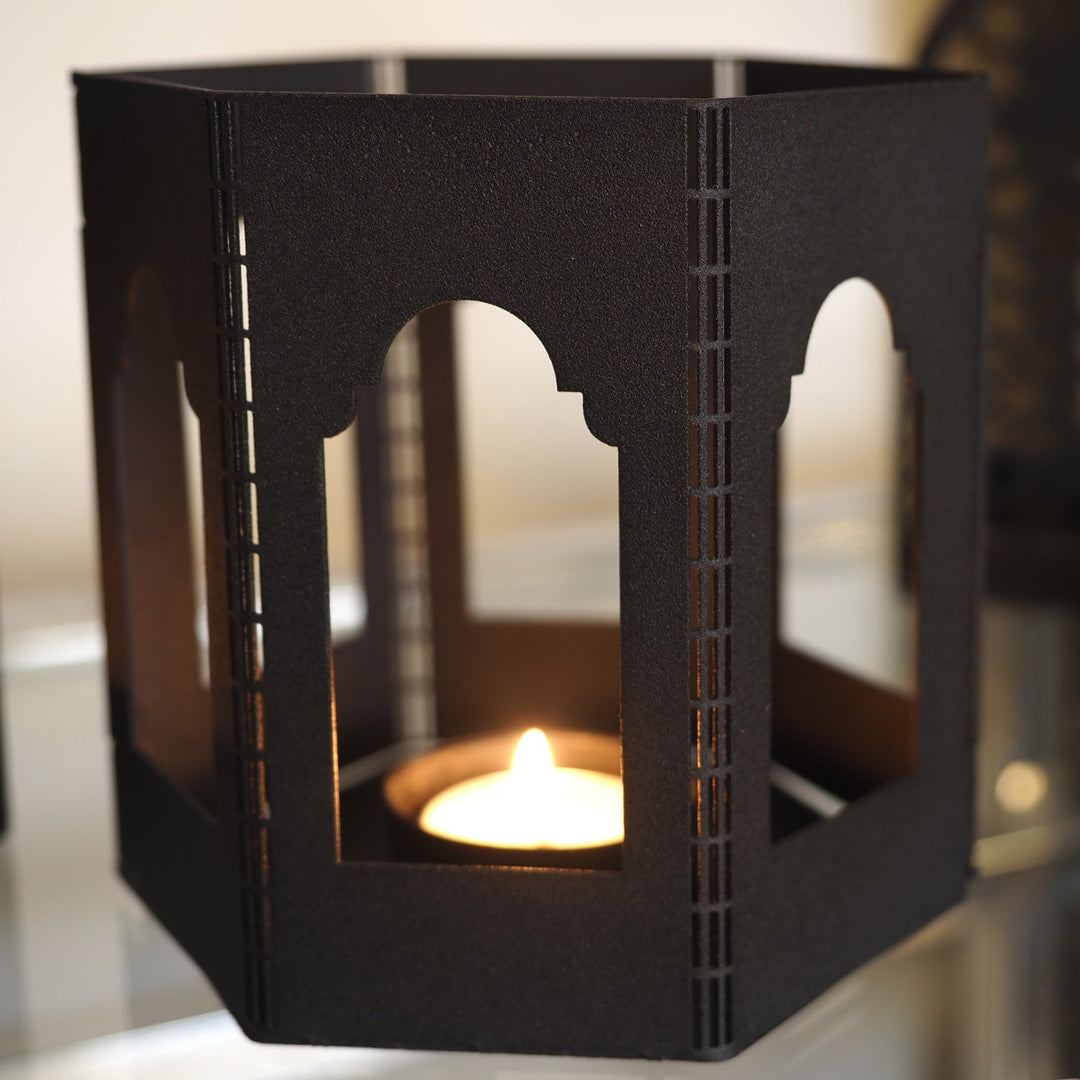 Metal Islamic Candleholder Set of 2 - WAMH228