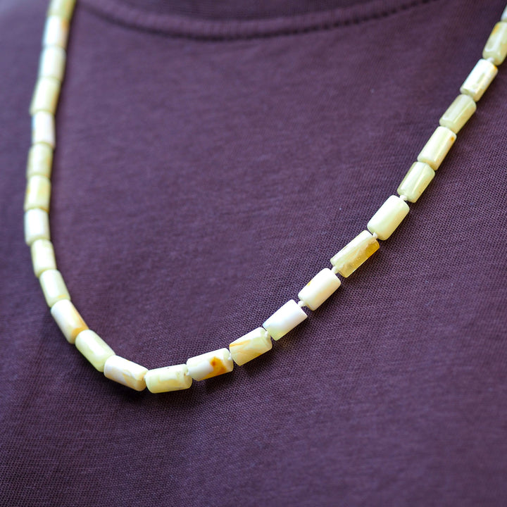 Natural Amber Necklace for Men - WAMT030