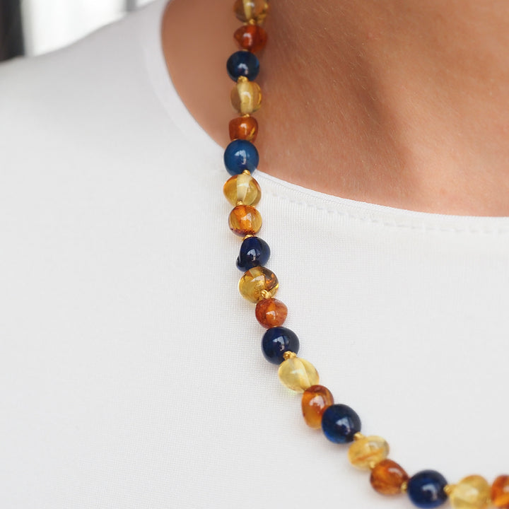 Natural Amber Necklace for Women - WAMT047