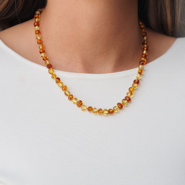 Natural Amber Necklace for Women - WAMT048
