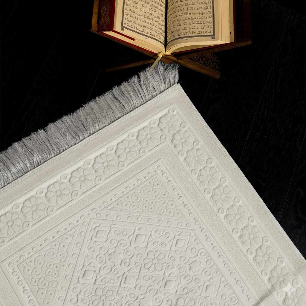 Special Gift Set (Prayer Rug, Quran, 33-Bead Tasbeeh and Tasbeeh Box) - WABOX003