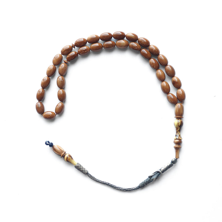 1000 Sterling Silver Kazaz Tassel Kuka Tree Wooden Tasbeeh Catalin Detailed – WATD137