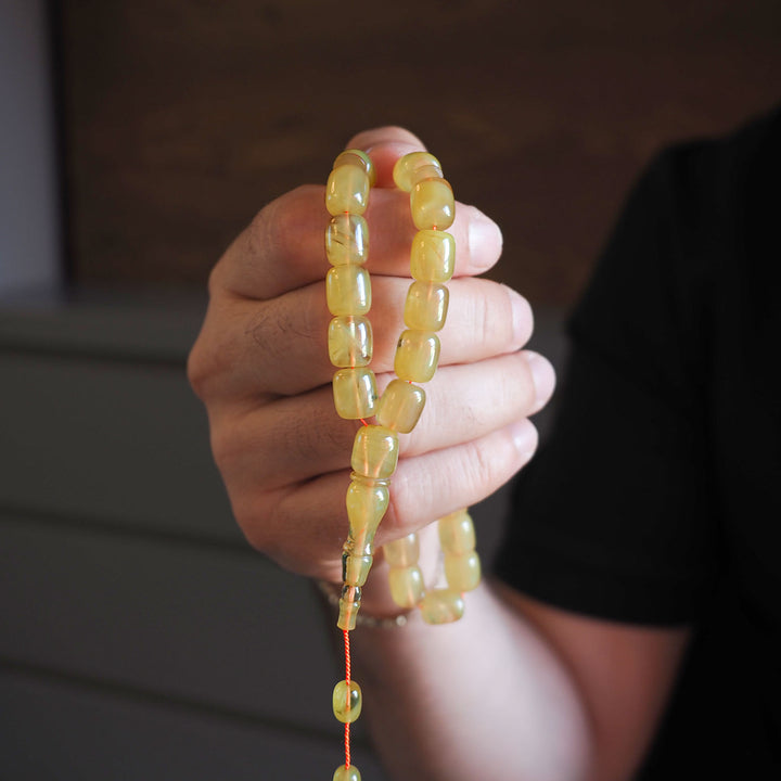 Custom Cast Transparent Drilling Catalin Tasbeeh – WATD024
