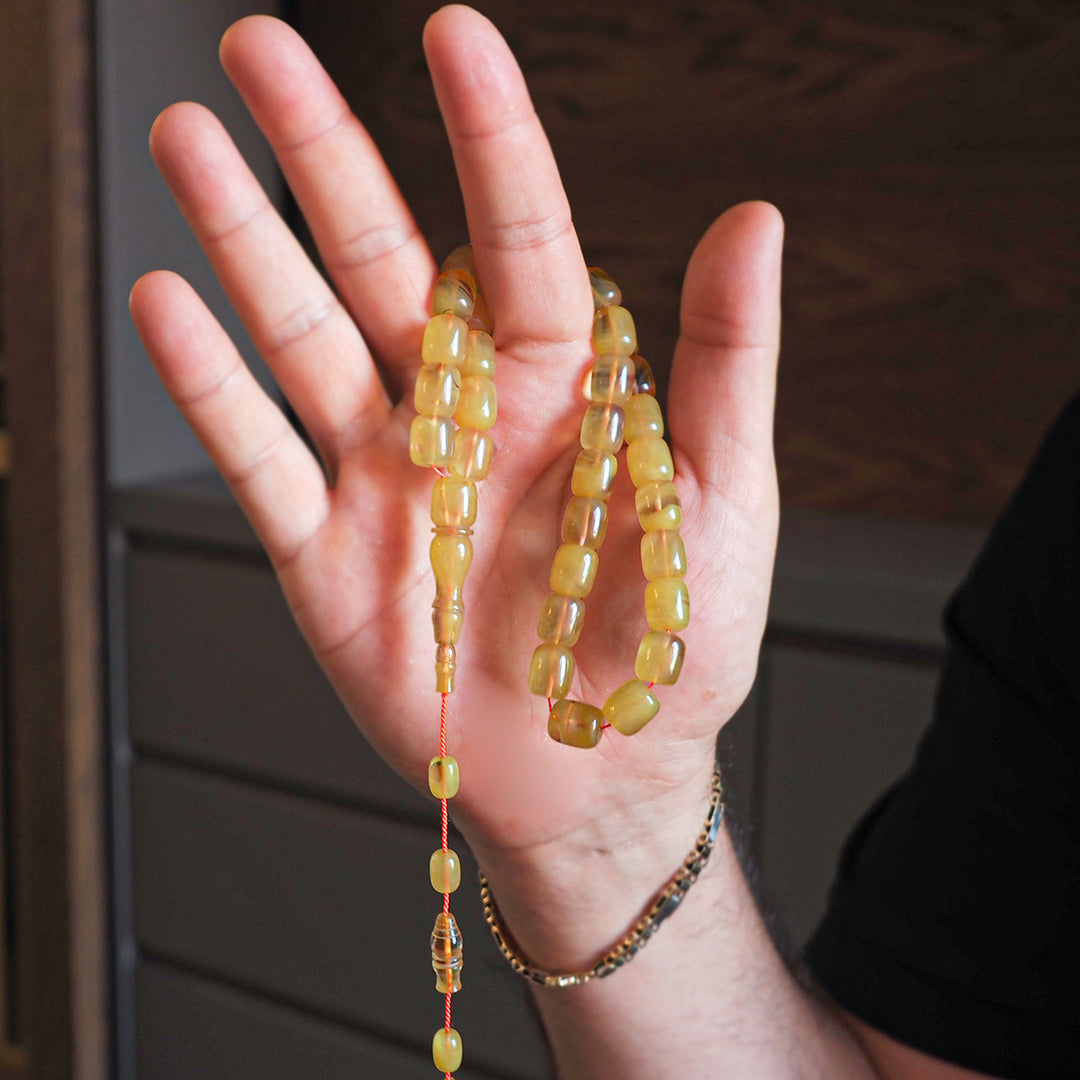 Custom Cast Transparent Drilling Catalin Tasbeeh – WATD024