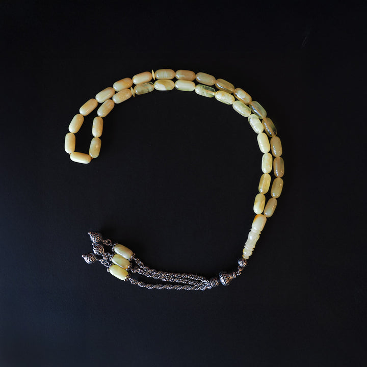 Genuine Baltic Amber Silver Tasbeeh – WATD103