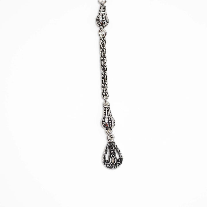 Bullet-Shaped Fire Amber Tasbeeh - WATD1047