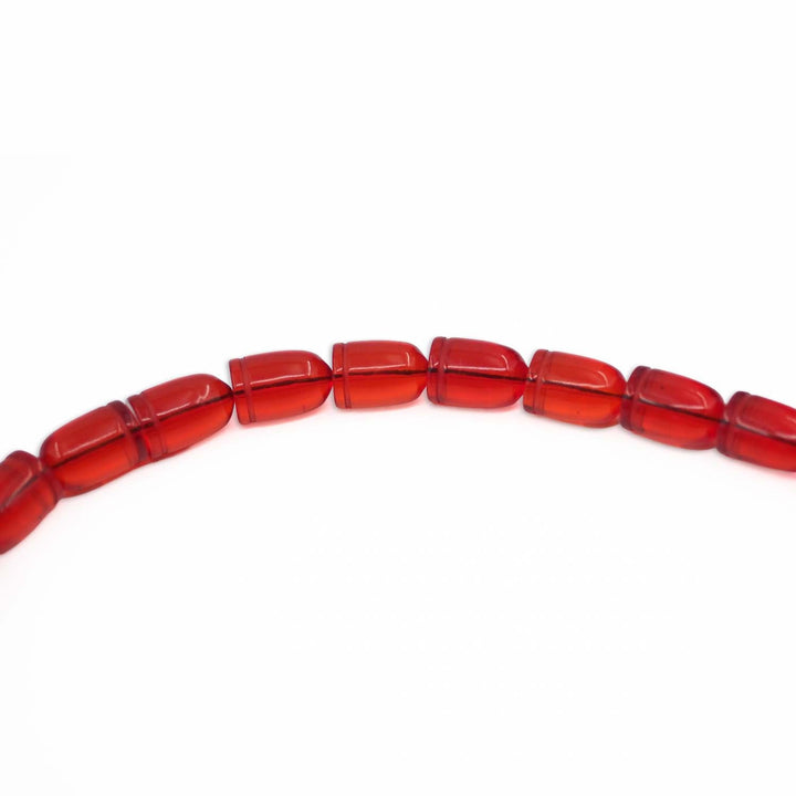 Bullet-Shaped Fire Amber Tasbeeh - WATD1048