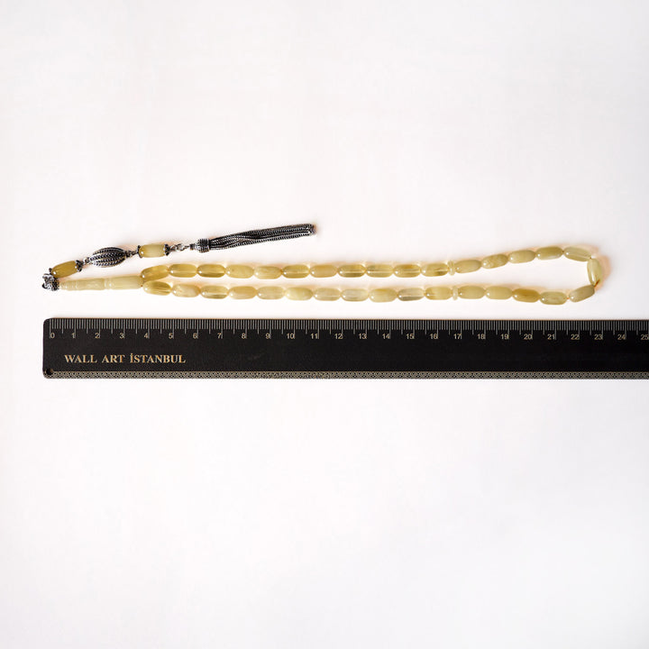 Genuine Baltic Amber Silver Tasbeeh – WATD104