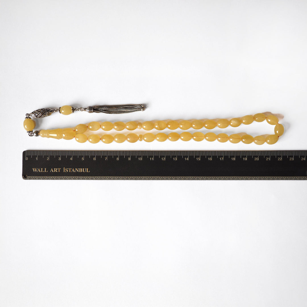 Genuine Baltic Amber Silver Tasbeeh – WATD105