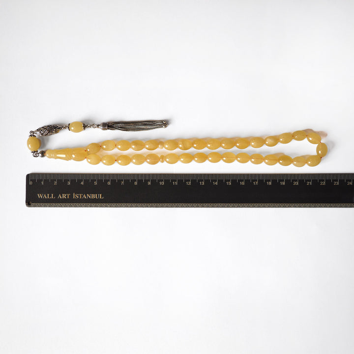 Genuine Baltic Amber Silver Tasbeeh – WATD105
