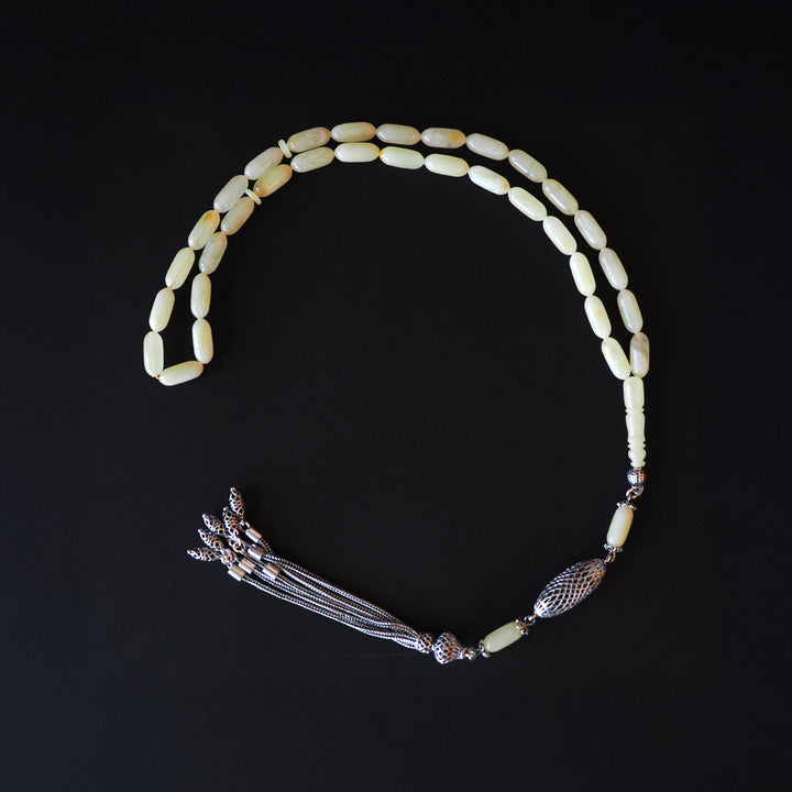Genuine Baltic Amber Silver Tasbeeh – WATD107