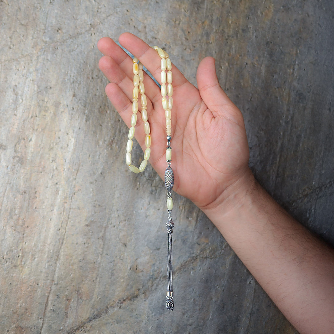 Genuine Baltic Amber Silver Tasbeeh – WATD107