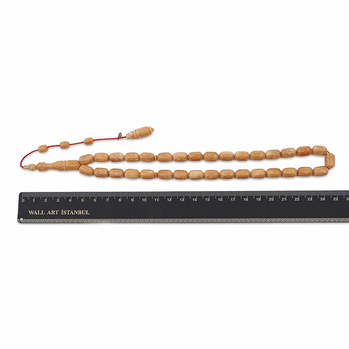 System-Style Capsule-Cut Saray Kuka Wood Tasbeeh - WATD1096
