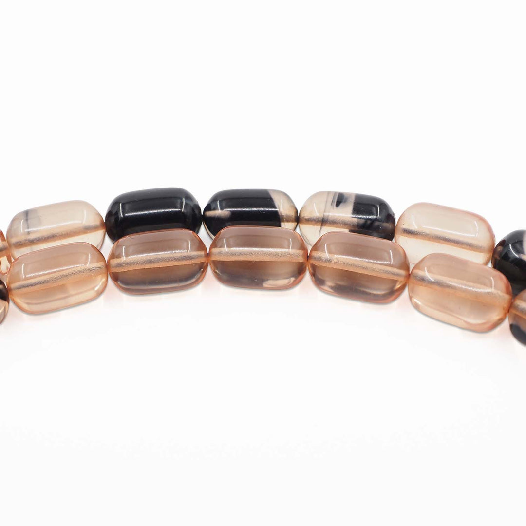 Capsule-Cut Pressed Amber Tasbeeh with System Tassel - WATD1104