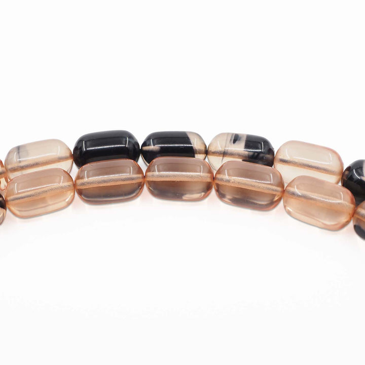 Capsule-Cut Pressed Amber Tasbeeh with System Tassel - WATD1104