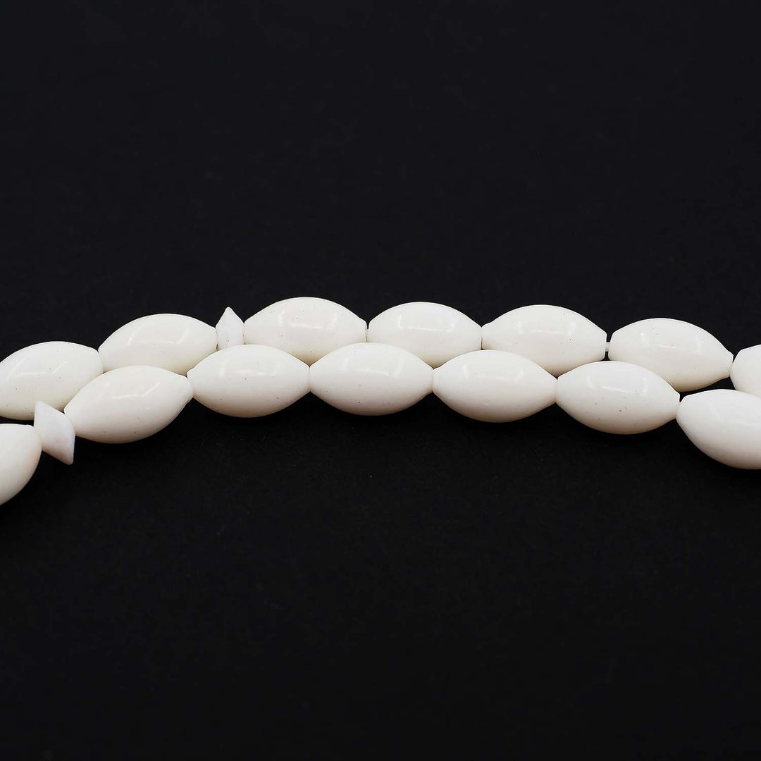 Oval-Cut Camel Bone Tasbeeh with System Tassel - WATD1107