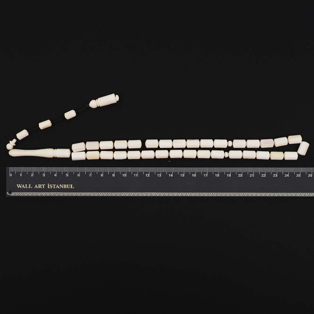 Capsule-Cut Camel Bone Tasbeeh - WATD1109