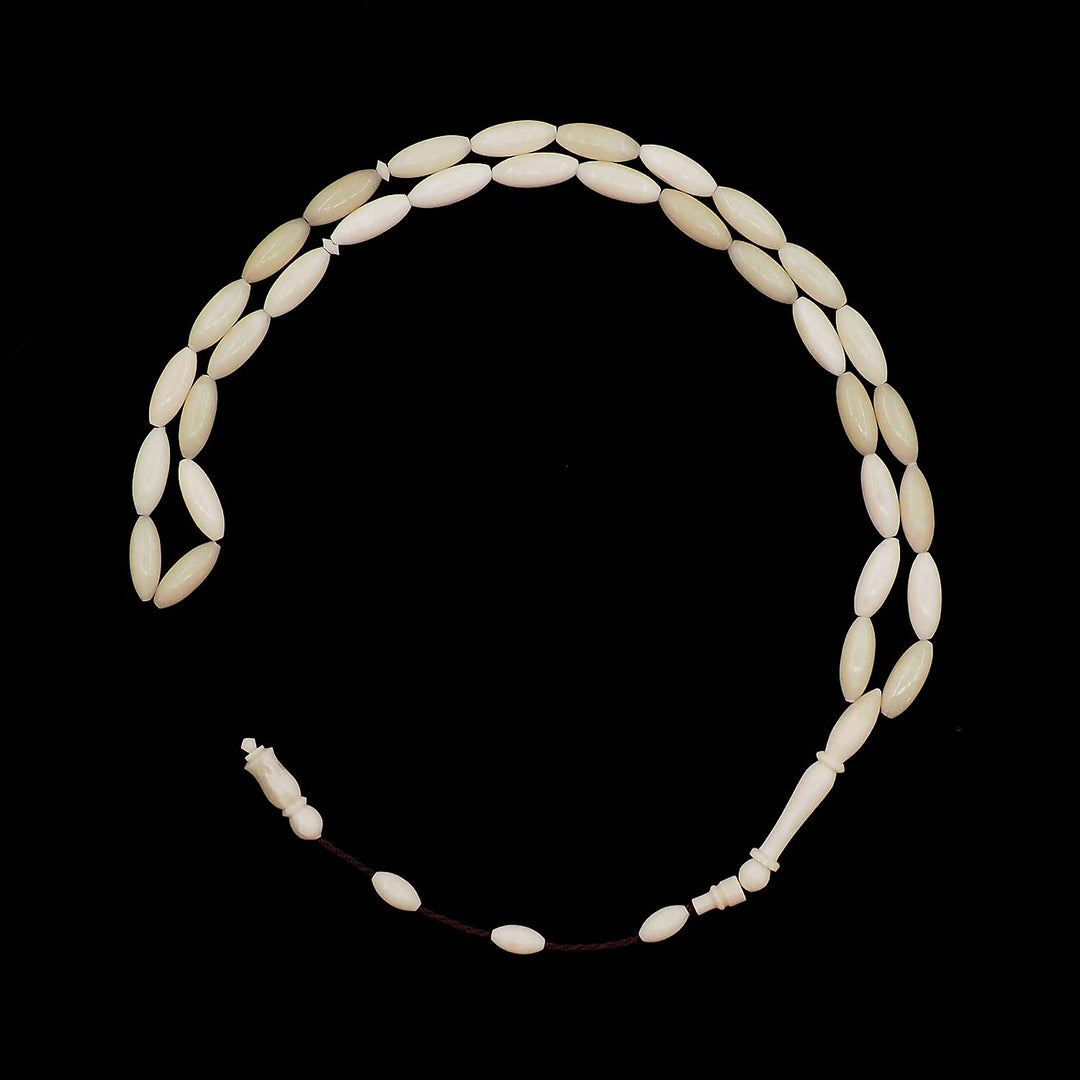 Barley-Cut Camel Bone Tasbeeh with System Tassel - WATD1111