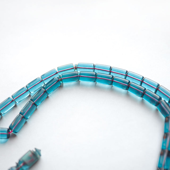 Mastercrafted Pressed Fire Amber Tasbeeh – Cut System Design – WATD142