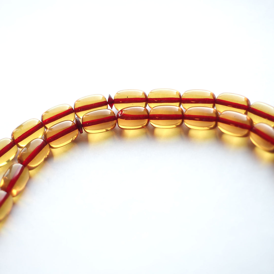 Fire Amber Tasbeeh with 925 Sterling Silver Tassel & Kuka Combination – WATD157