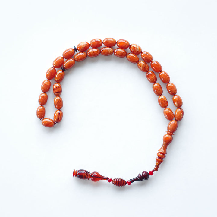 Şenalp Model Pressed Amber Tasbeeh – WATD209