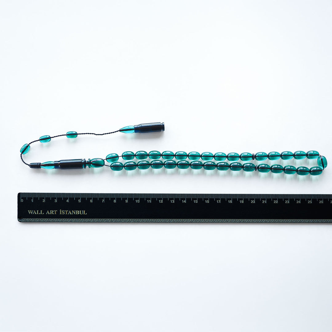 Bullet Model Fire Amber Egg-Cut Tasbeeh – WATD212