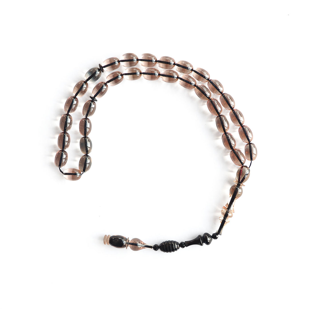 Şenalp Model Fire Amber Egg-Cut Tasbeeh – WATD214