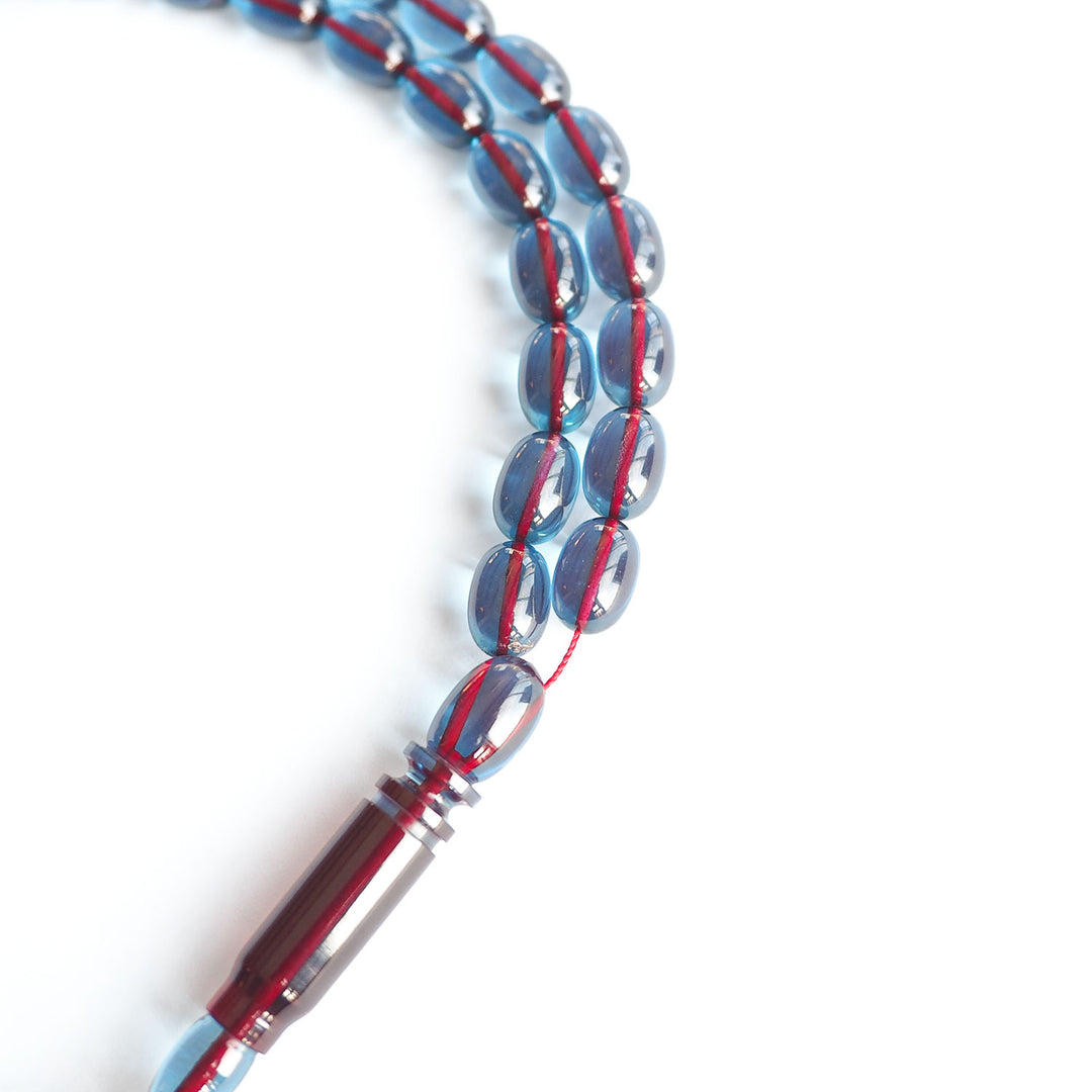 Bullet Model Fire Amber Egg-Cut Tasbeeh – WATD216