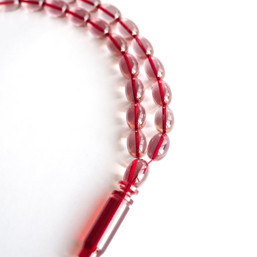 Bullet Model Fire Amber Egg-Cut Tasbeeh – WATD218