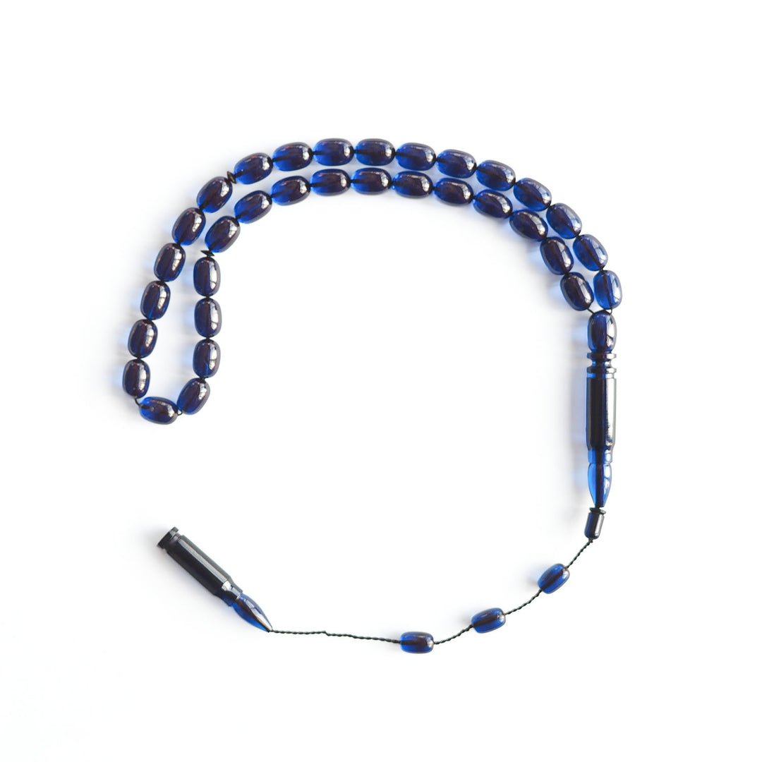 Bullet Model Fire Amber Egg-Cut Tasbeeh – WATD219