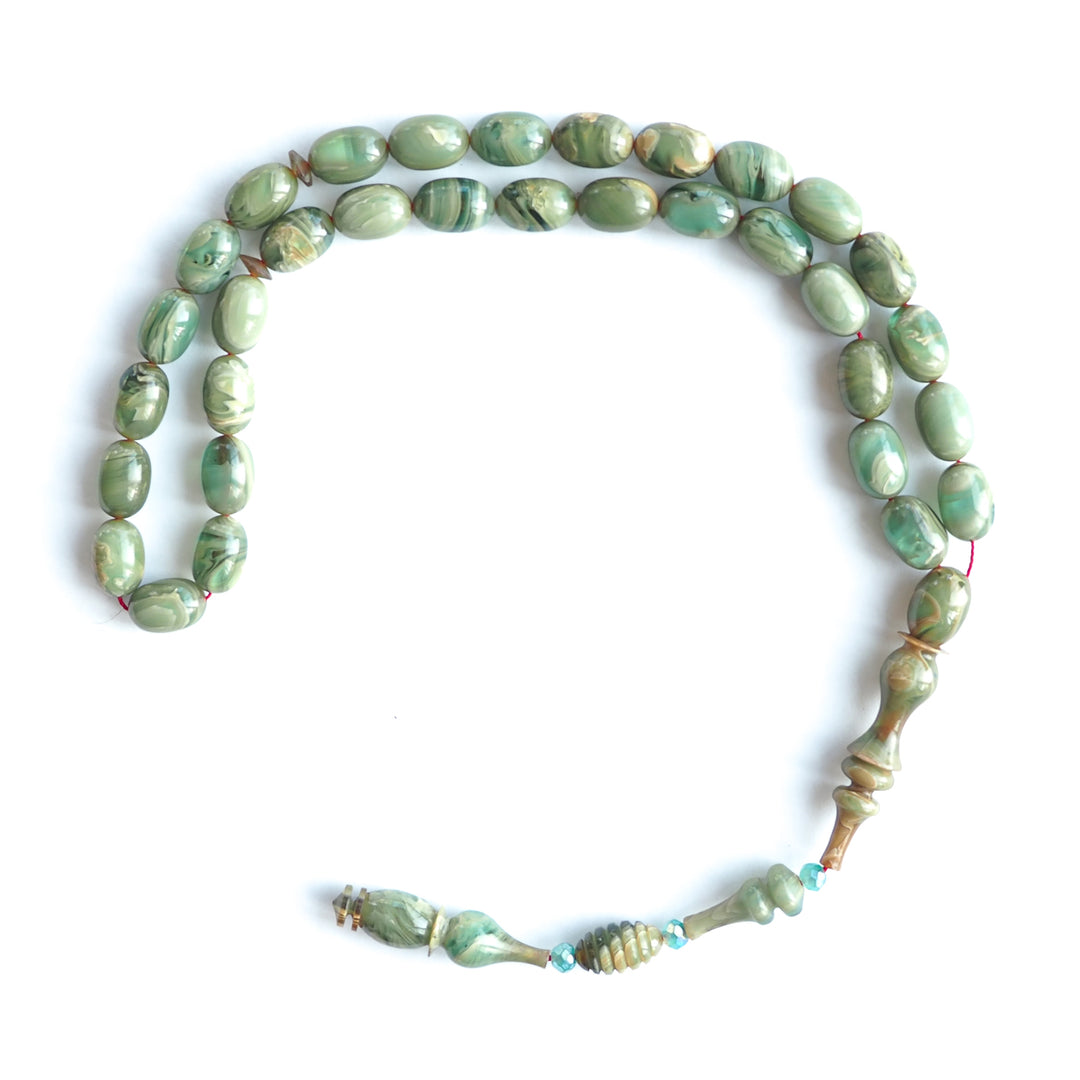 Şenalp Model Pressed Amber Tasbeeh – WATD226