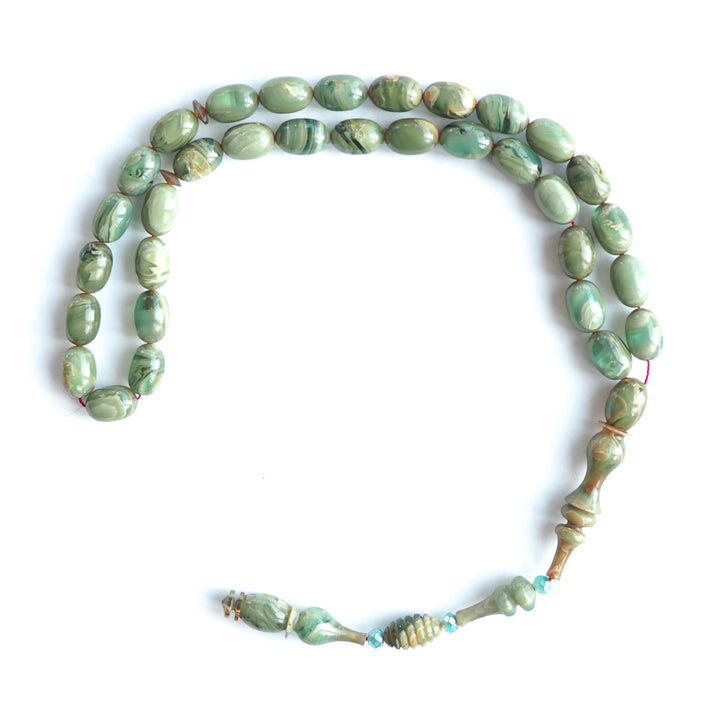 Şenalp Model Pressed Amber Tasbeeh – WATD226