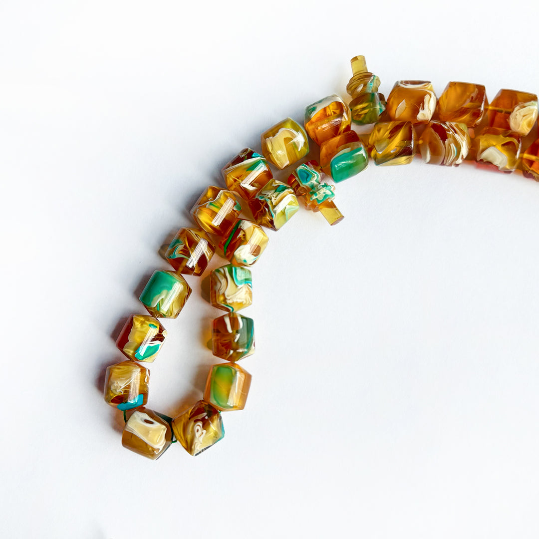 45-Bead Catalin Tasbeeh with Pointed Capsule Ends - WATD245